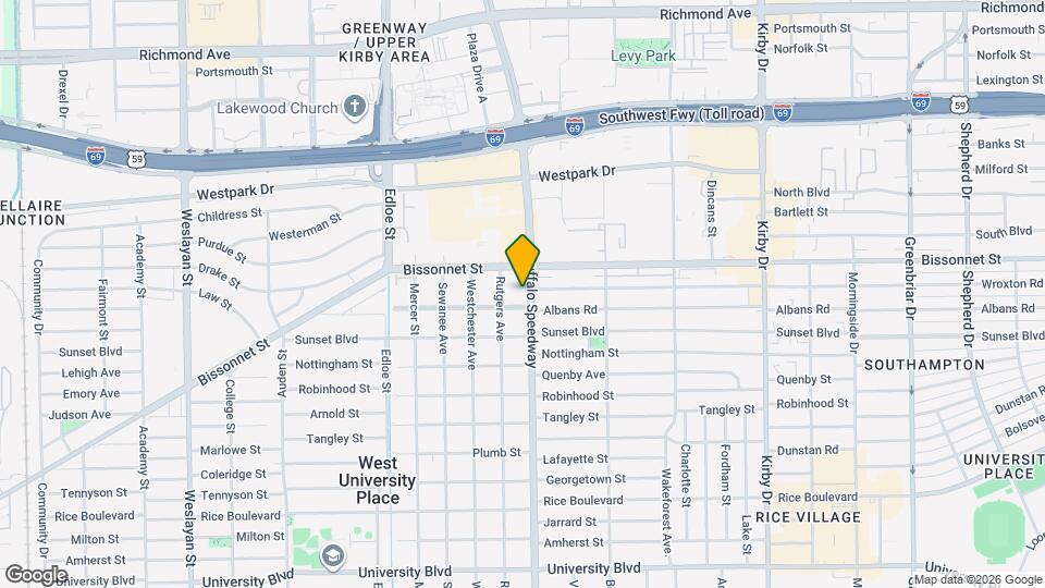 5312 Buffalo Speedway Map and Location Details