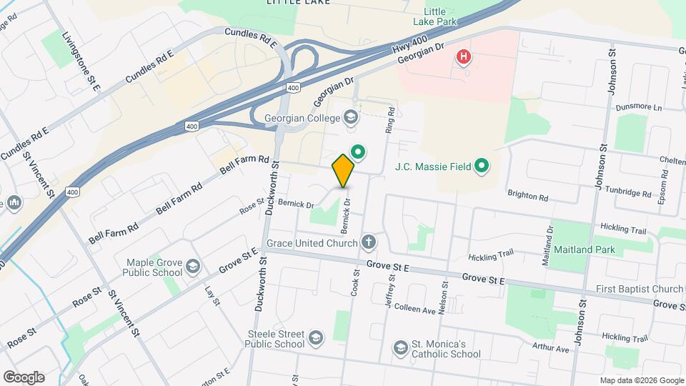 43 Bernick Dr Map and Location Details