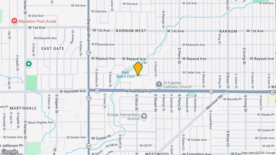 4620 W Cedar Ave Map and Location Details