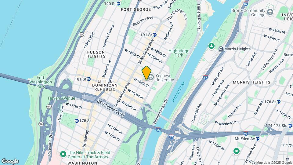 515 W 184th St Mapa y Detalles de la Ubicación