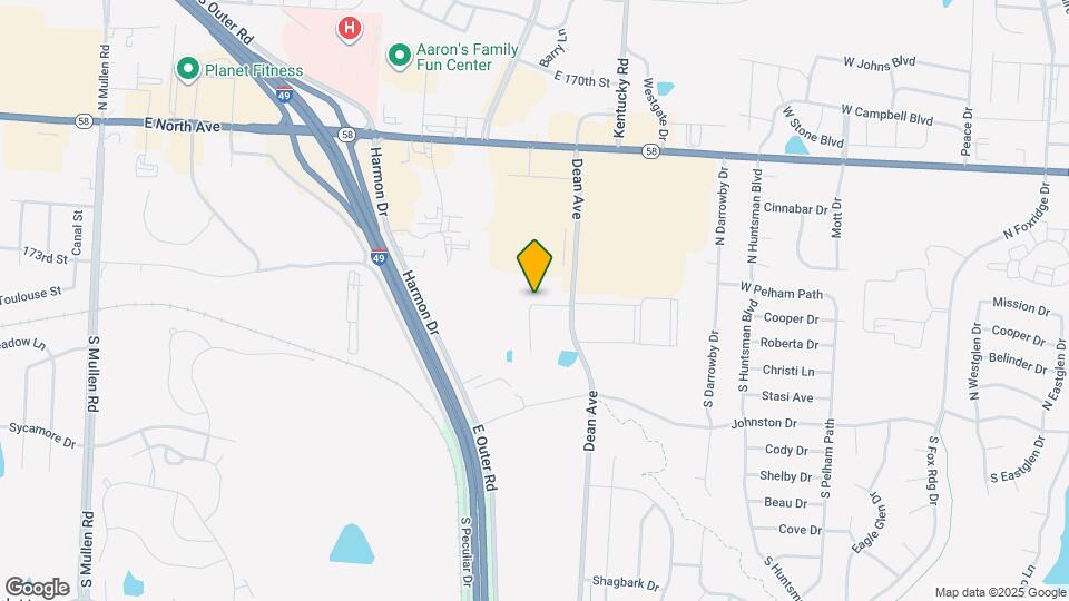 2114 Hickoryleaf Ln Map and Location Details