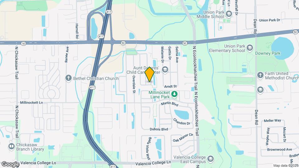 1241 Brookebridge Dr Map and Location Details