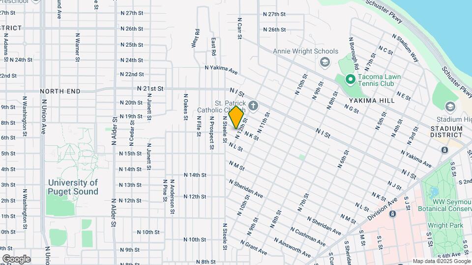 1101 N 12th St Map and Location Details