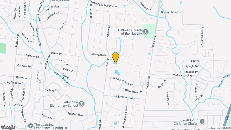 1716 Stoney Hill Ln Mapa y Detalles de la Ubicación