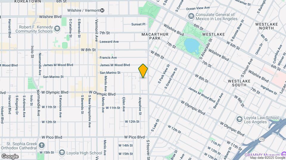 946 S Arapahoe apt 106 Los Angeles CA. 90006 Map and Location Details