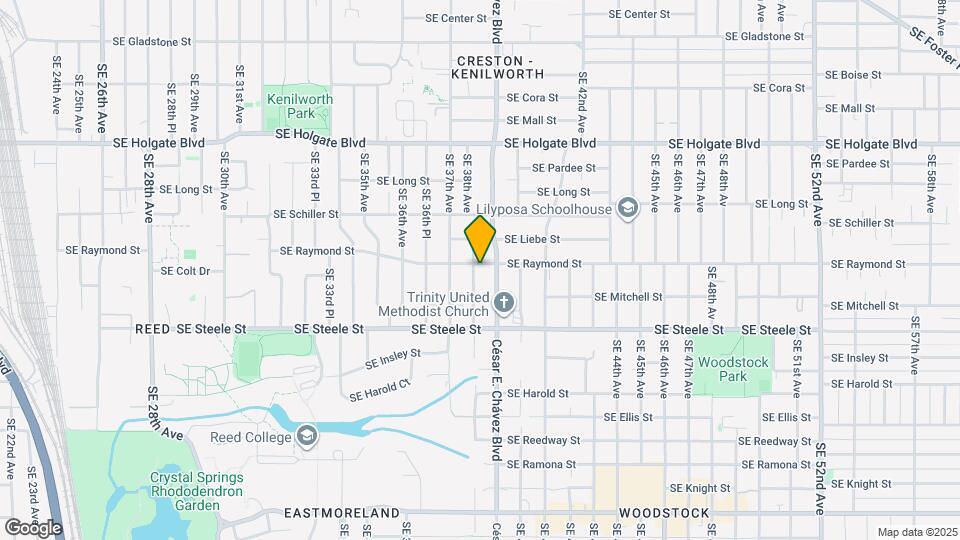 5004 SE 38th Ave Map and Location Details