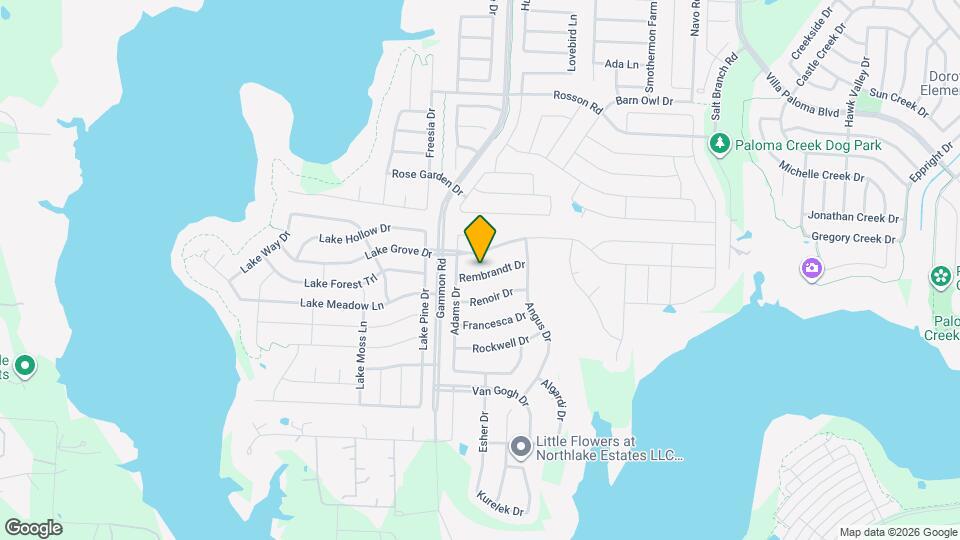 1321 Rembrandt Dr Map and Location Details