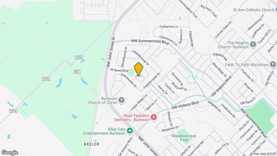 1116 Melrose Dr Mapa y Detalles de la Ubicación