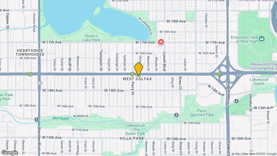 1477 Osceola St Map and Location Details