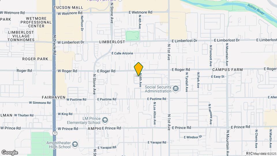 3941 N 4th Ave Mapa y Detalles de la Ubicación