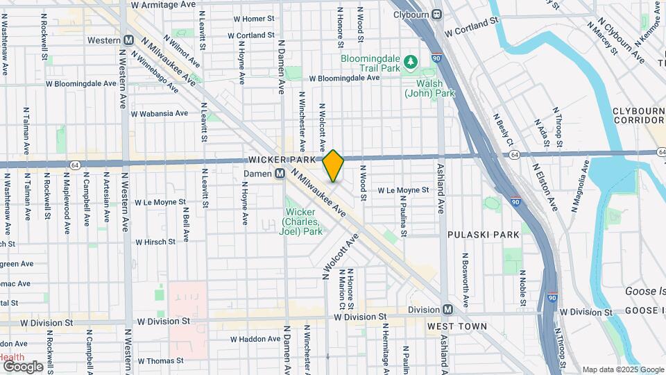 1500 N Elk Grove Ave Map and Location Details