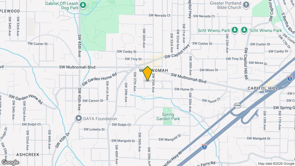 3540 SW Falcon St Map and Location Details