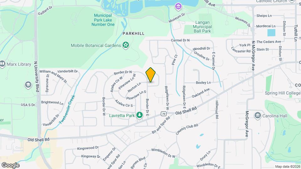 5014 Hillwood Cir S, Unit Studio Map and Location Details