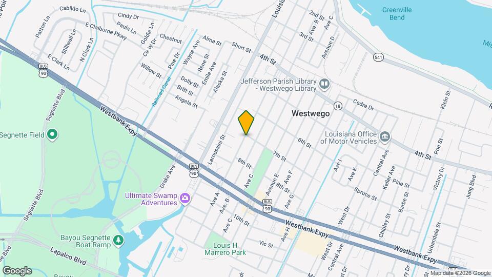 805 Ave A Map and Location Details