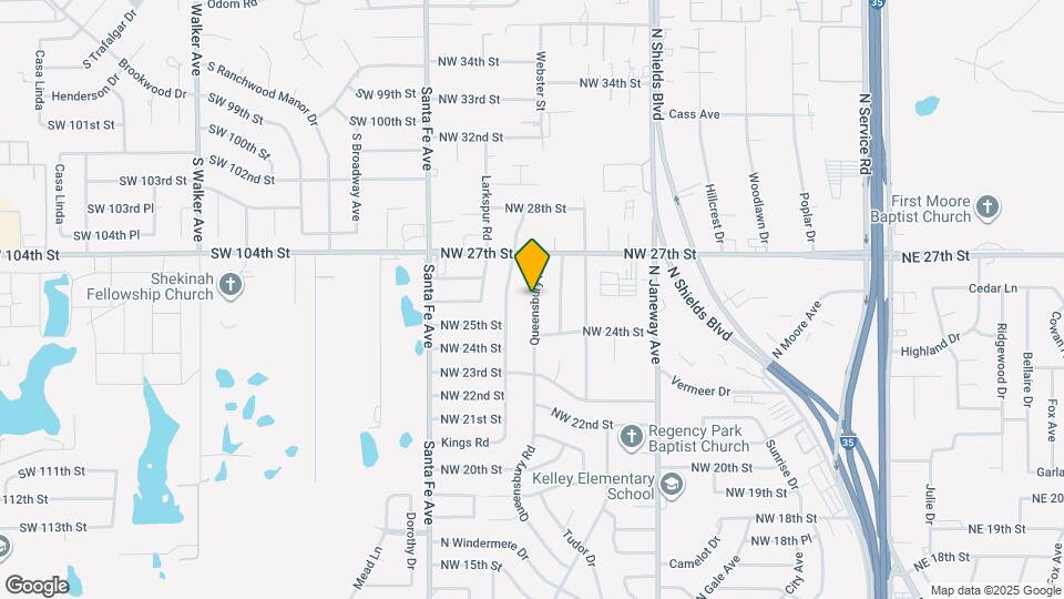 2605 Queensbury Rd Map and Location Details