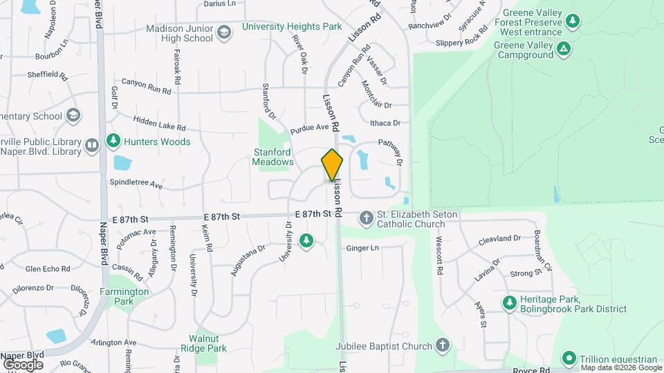 2013 Vanderbilt Ct Map and Location Details