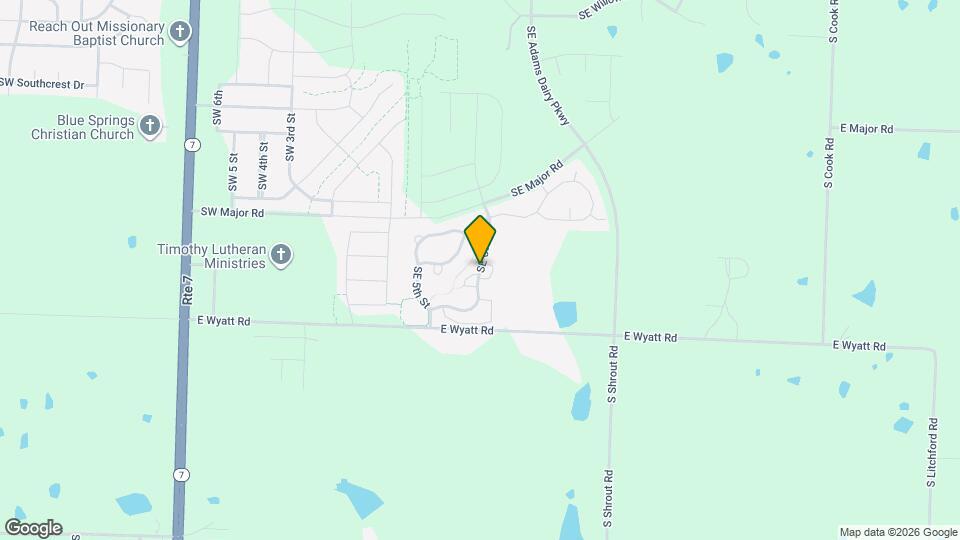 8121 SE 6th St Map and Location Details