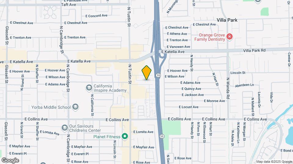 1905 E Adams Ave Mapa y Detalles de la Ubicación