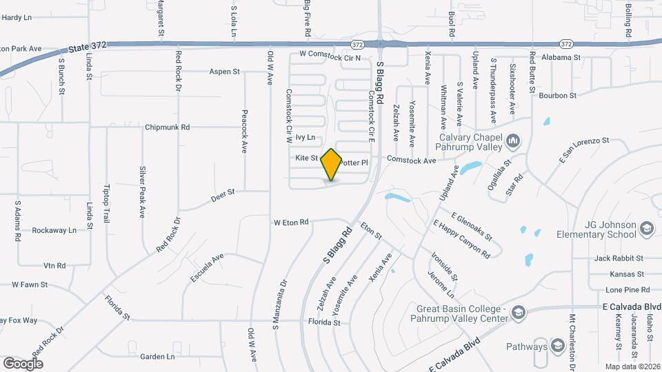 1240 S Comstock Cir Map and Location Details