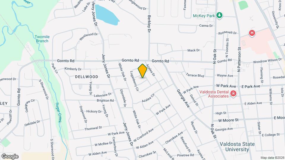 702 Pineridge Dr Map and Location Details