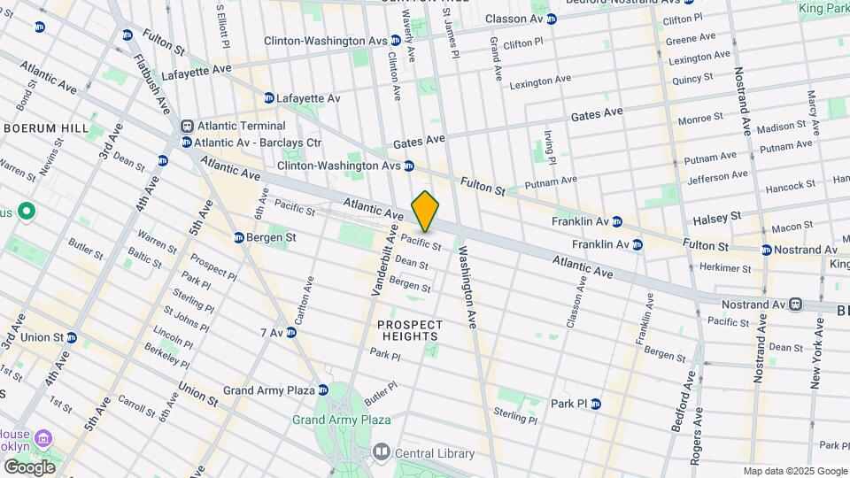 875 Pacific St Mapa y Detalles de la Ubicación