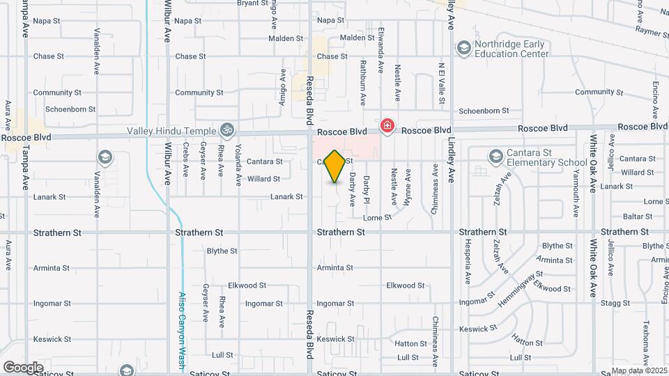 8111 Canby Ave Map and Location Details