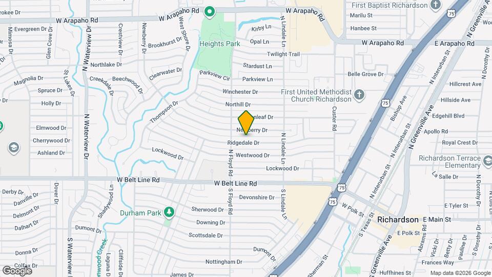 628 Ridgedale Dr Map and Location Details