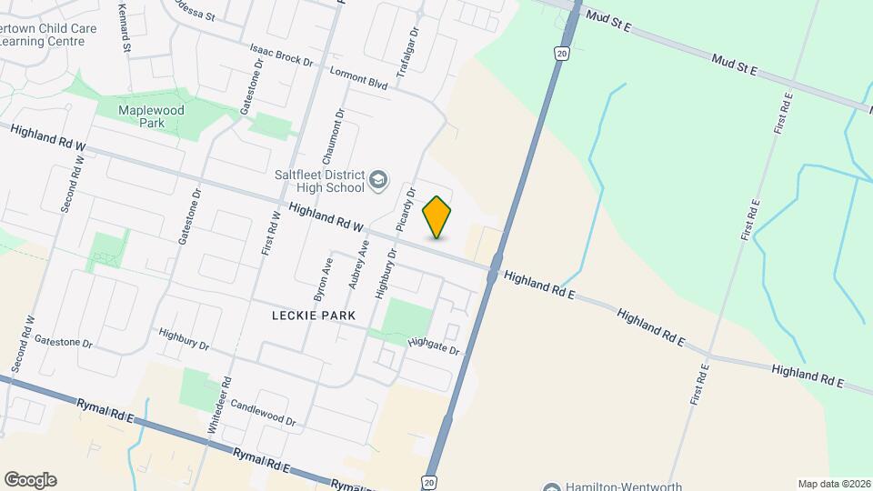 62 Highland Rd W, Unit 15439 Palmetto Point Drive Map and Location Details