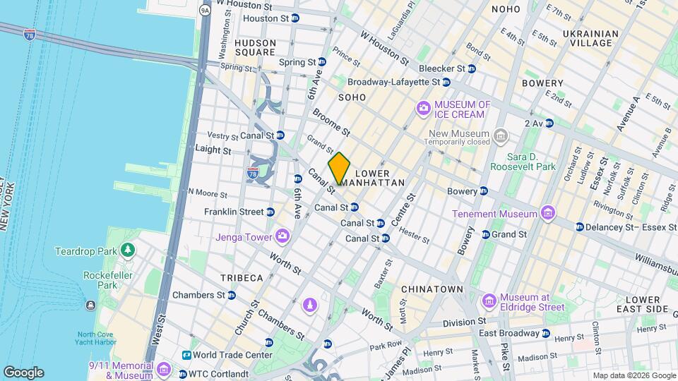 321 Canal St Map and Location Details