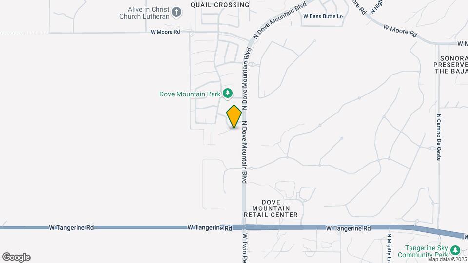5445 W Morning Moonlight Ln Map and Location Details