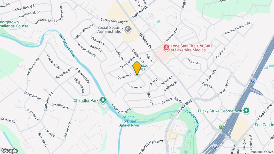 2500 Parker Dr Mapa y Detalles de la Ubicación