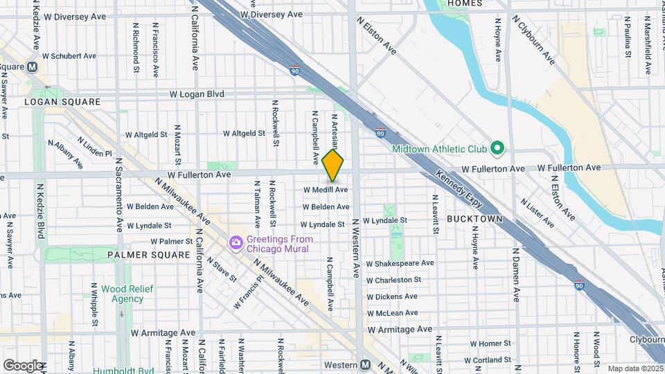 2331 N Campbell Ave Map and Location Details