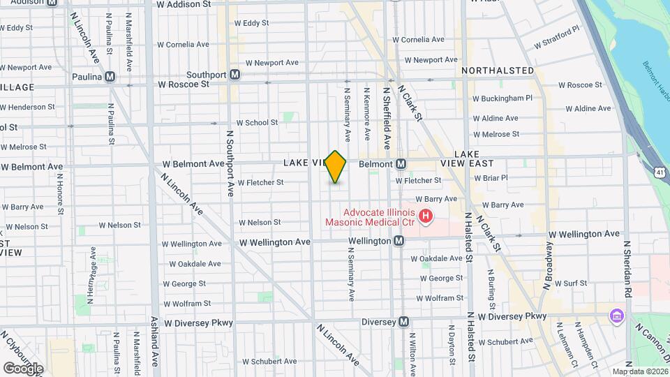 3117 N Clifton Ave, Unit 3 Map and Location Details