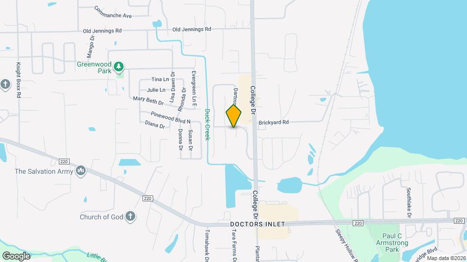 1615 Dartmouth Dr Mapa y Detalles de la Ubicación