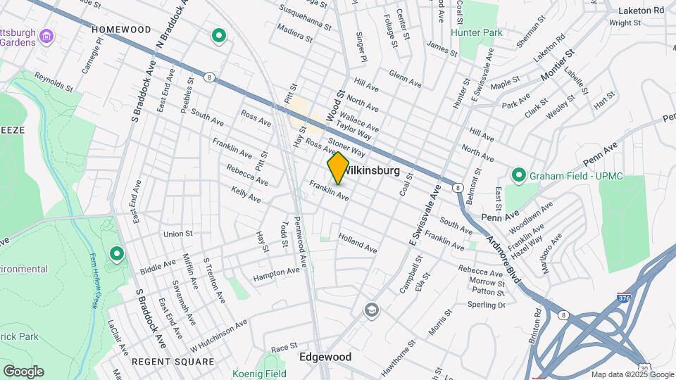 745 Franklin Ave Map and Location Details