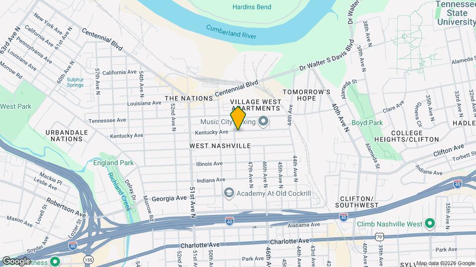 4709 Kentucky Ave Map and Location Details