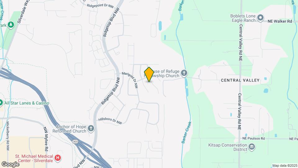 10947 Tulip Pl NW Map and Location Details