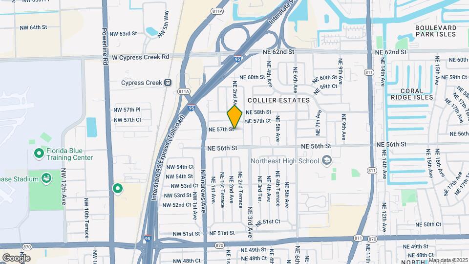 240 NE 57th St Map and Location Details