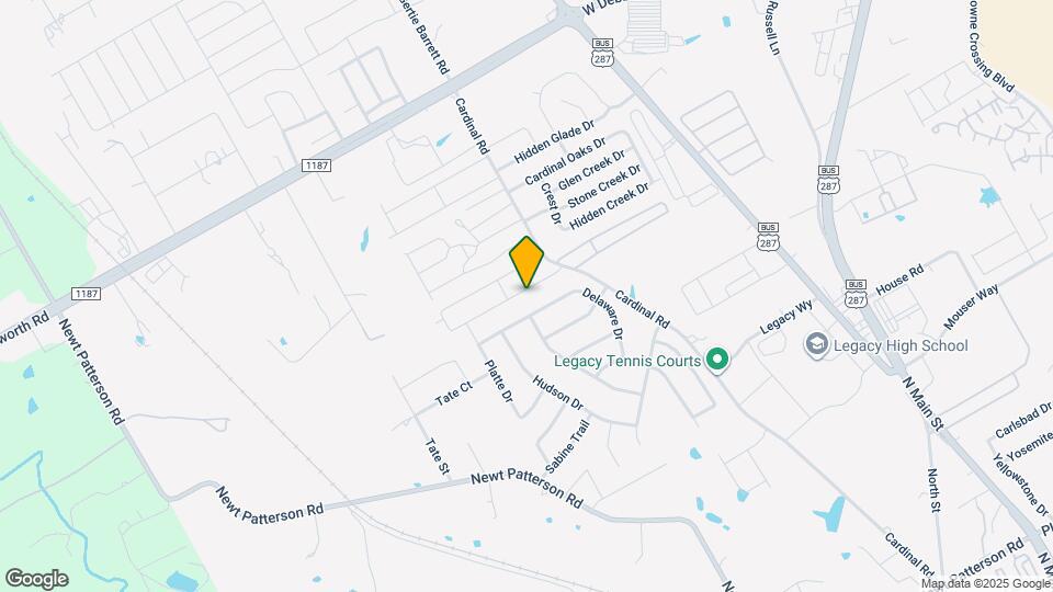 1213 Vistawood Dr Map and Location Details