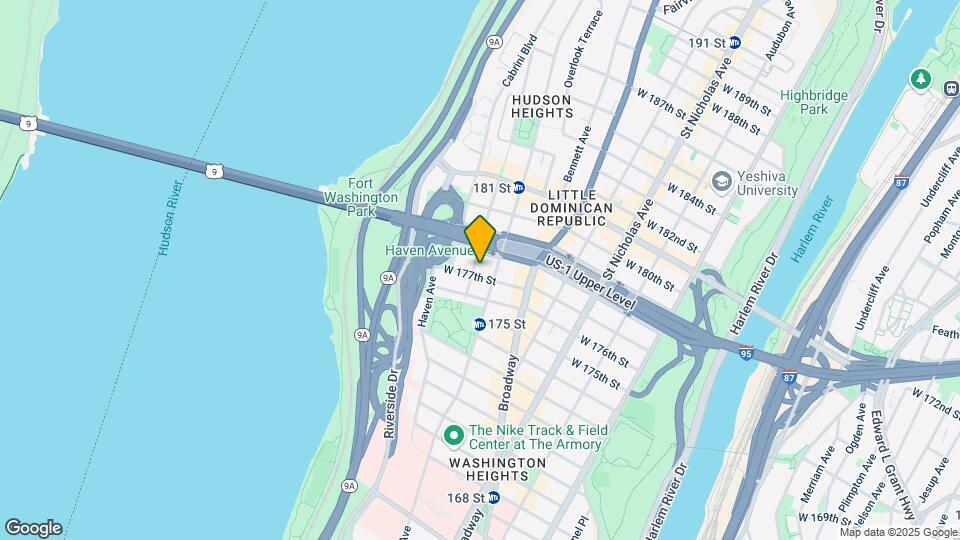 809 W 177th St Map and Location Details