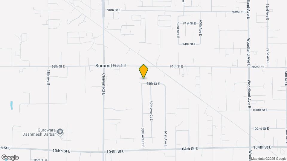 5813 98th St E Map and Location Details