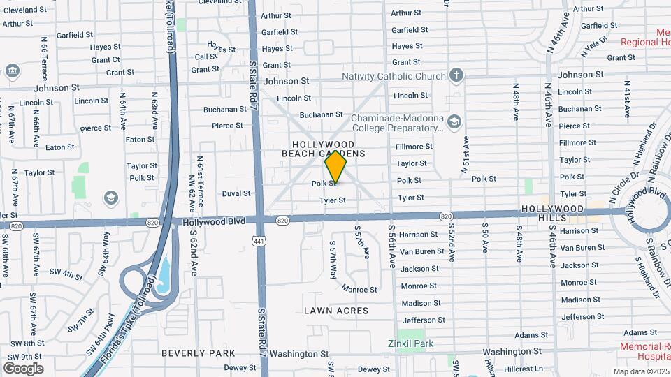 5730 Polk St Map and Location Details