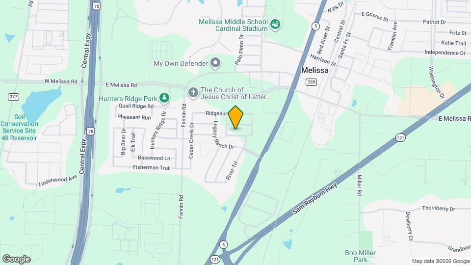 1011 Hickory Chase Ln Map and Location Details