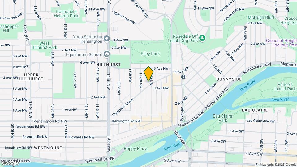 1159 Gladstone Rd NW Map and Location Details