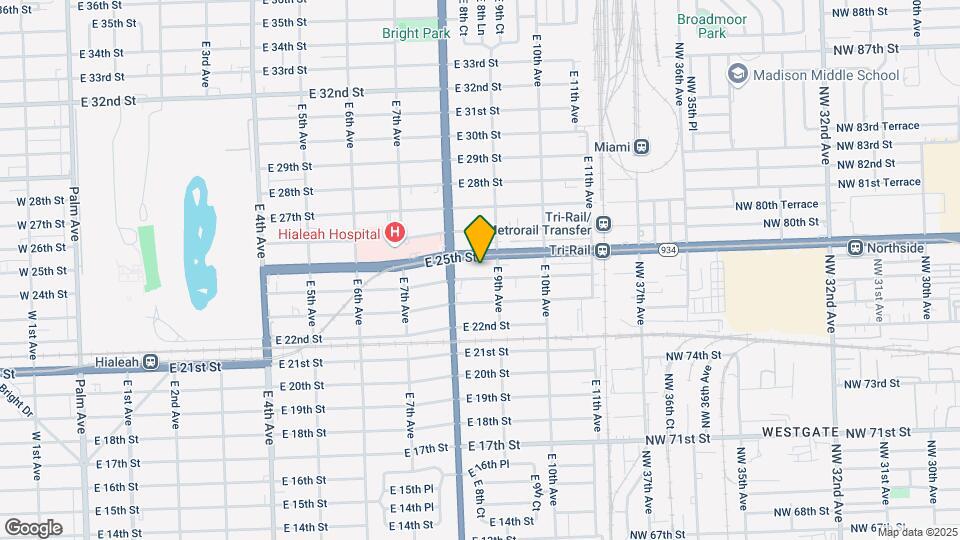 859 E 24th St, Unit 404 Map and Location Details