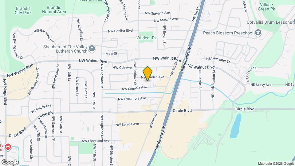 933 NW Sequoia Ave Map and Location Details