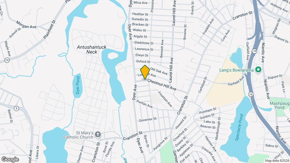 142 Chestnut Hill Ave, Unit Second Floor Mapa y Detalles de la Ubicación