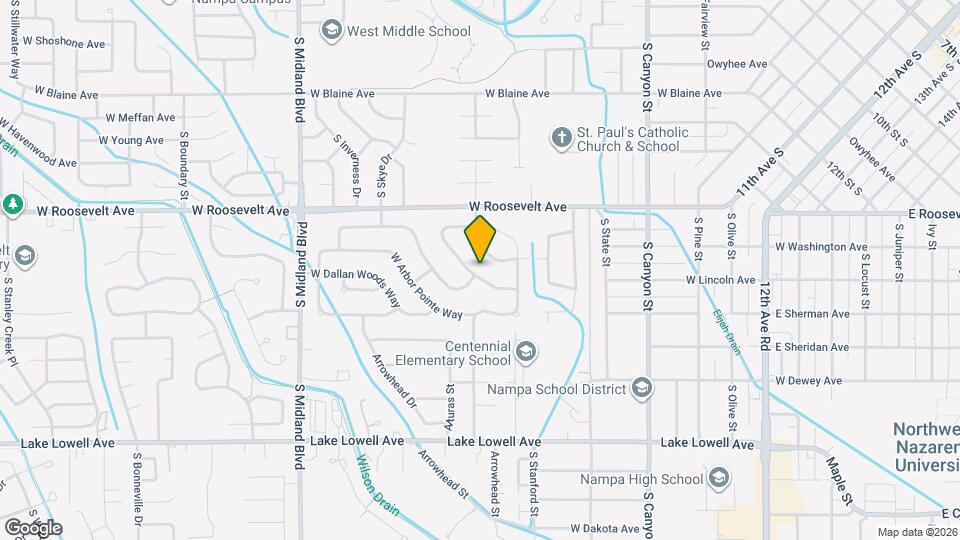 638 W Cedar Pointe Way Map and Location Details