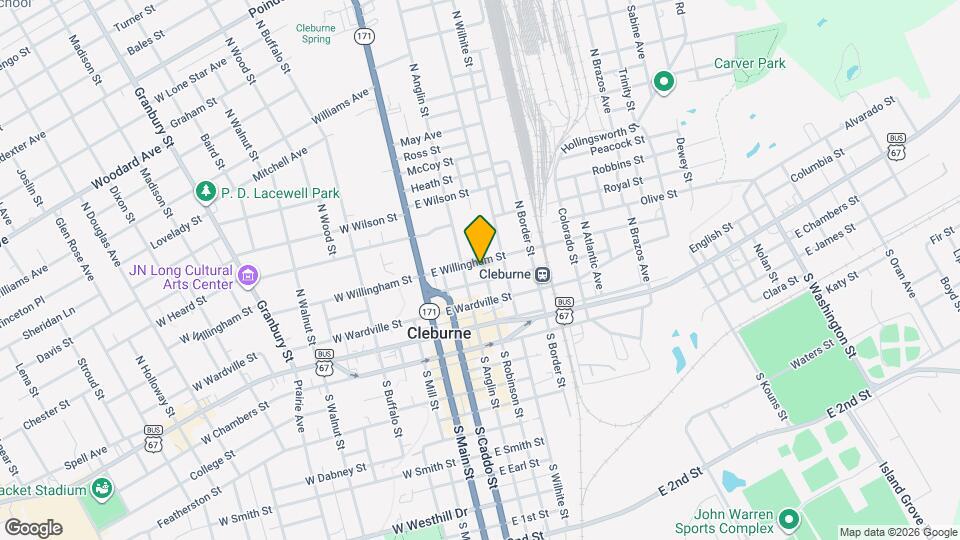 305 N Robinson St, Unit D Map and Location Details