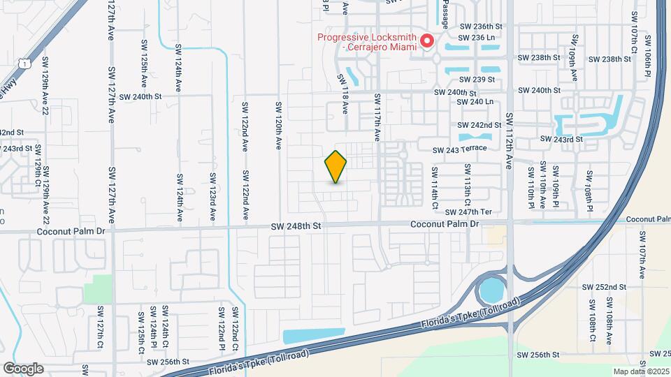 11827 SW 246 Terrace Map and Location Details